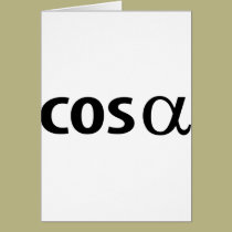 cosinus Alpha karten