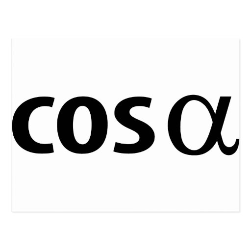 cosinus Alpha Postkarten