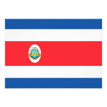 Costa Rica-Flagge Individuelle Ankündigungen