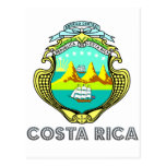 Costa Rican Emblem Postkarte