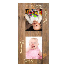 Counry Art-Braut-u. Bräutigam-Foto-Tabellen-Karte Bild Karte