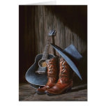 Countrymusik-"Stiefel" Karte