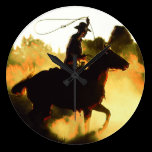 Cowboy 1 Wall Clocks & Numeral Options wanduhren