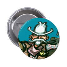 Cowboy Anstecknadelbuttons