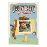 Cowboy-Geburtstag Ankündigungskarten