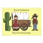 Cowboyund CowgirlHousewarming - Western Personalisierte Einladungskarten