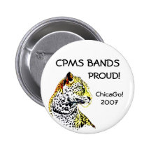 CPMS VERSIEHT STOLZES MIT EINEM BAND! Chicago! 200 Anstecknadelbuttons