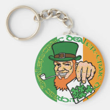 Craic Händler-irische Flagge Keychain Schlüsselband
