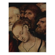 Cranach D.J., Lucas Christus und sterben Ehebreche Postkarten
