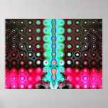 Cremshaw Explosions-Fraktal-Kunst-Plakat