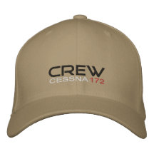crew cessna 172 bestickte kappe