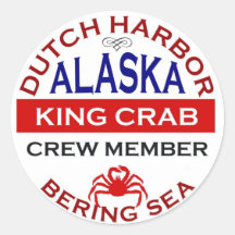 Crew-Mitglied niederländischer Hafen-alaskisches K Sticker