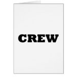 Crew-Personal Grußkarten