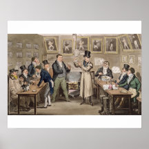 Cribb's Parlour: Tom introducing Jerry and Logic t Print