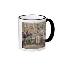 Cribb's Parlour: Tom introducing Jerry and Logic t Coffee Mugs