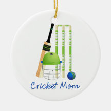 Cricket Mom Tees and Gifts - Great Gift Idea Ornaments