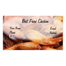 Crispy Fried Chicken Business Card