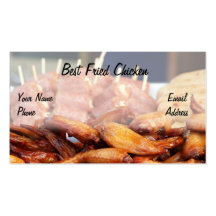 Crispy Fried Chicken Business Card Templates