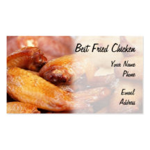 Crispy Fried Chicken Business Cards