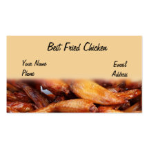 Crispy Fried Chicken Business Cards