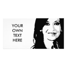 Cristina Fernandez de Kirchner Photokartenvorlagen