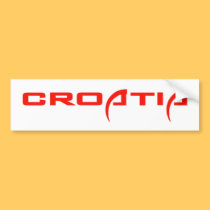 CROATIA autoaufkleber