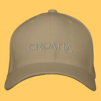 CROATIA bestickte kappen