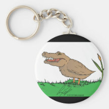 Crocoduck keychain in der Farbe! Schlüsselbänder