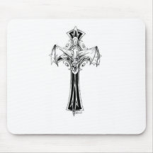 Croix gothique mousepads