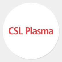 CSL Plasma-Aufkleber