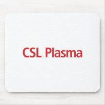 CSL Plasma-Mausunterlage - Weiß Mousepad