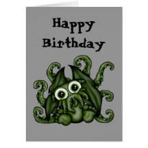 Cthulhu Geburtstags-Karte
