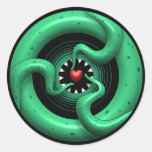 Cthulhu Herz-Aufkleber