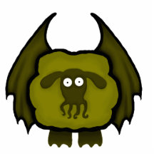 Cthulhu Schaf-Schreibtisch-Skulptur Photofiguren