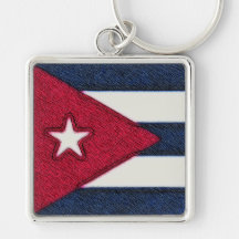 CUBA FLAG KEY CHAINS