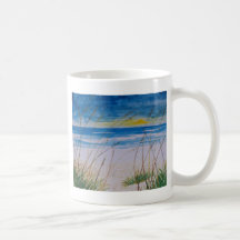 Cumberland-Inselgeorgia-Strandmalerei Tee Tassen