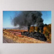 Cumbres und Toltec Eisenbahn, Nr. 487 und Nr. 484, Plakat