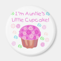 Cupcake Tante Kühlschrankmagnete