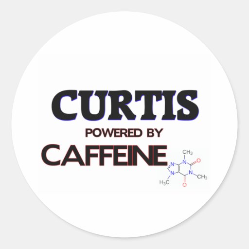 Curtis trieb durch Koffein an Aufkleber