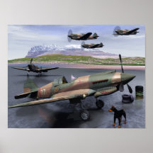 Curtiss P40 Plakatdrucke