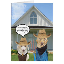 Customizable Funny Dog/Lab Card for Male karten