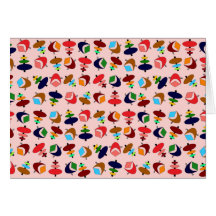 Customizable Retro Shapes Card