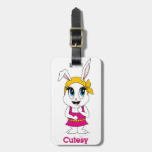 Cutesy Bunny™ Kofferanhänger