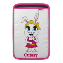 Cutesy Bunny™ Macbook Luft-Hülse MacBook Sleeves