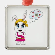 Cutesy Bunny™ Verzierung Weihnachtsbaum Ornament