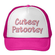 Cutesy Patootsy Ladie Fernlastfahrer-Hut Baseball Caps