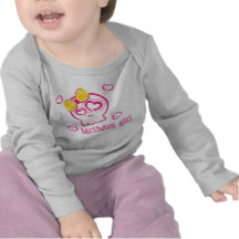 Cutsie künstlerischer Schädel-Mädchen-Geburtstags- Tshirt
