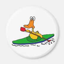 CX, lustige Kayaking Ente Magnets