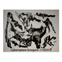 Cyberspace Boogers 1162012 Postkarte