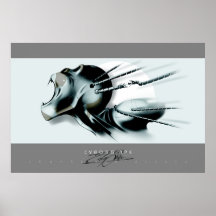 Cyborg-Affe Plakate